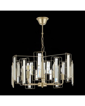 SLE103403-05 Люстра подвесная Шампань/Прозрачный E14 5*40W GIANO-foto8