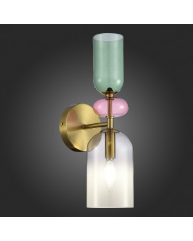 SL2000.201.01 Бра ST-Luce Золотистый/Дымчатый E14 1*40W GEA-foto4