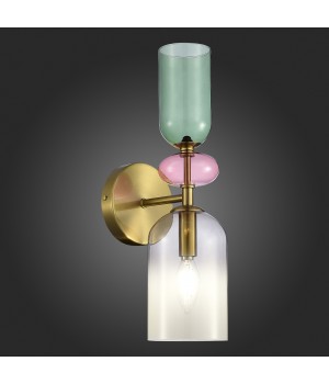 SL2000.201.01 Бра ST-Luce Золотистый/Дымчатый E14 1*40W GEA-foto4