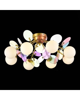 SLE2502-202-08 Люстра потолочная Золотистый/Разноцветный G9 8*5W VOLA-foto4