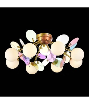 SLE2502-202-08 Люстра потолочная Золотистый/Разноцветный G9 8*5W VOLA-foto4