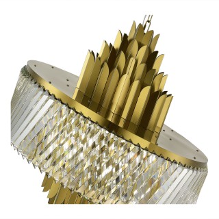 SL1635.303.13 Люстра подвесная ST-Luce Латунь/Прозрачный E14 13*40W NARI-foto3