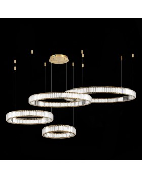 SL1622.303.04 Люстра подвесная ST-Luce Латунь/Прозрачный LED 1*190W 4000K TIVOLI-foto3