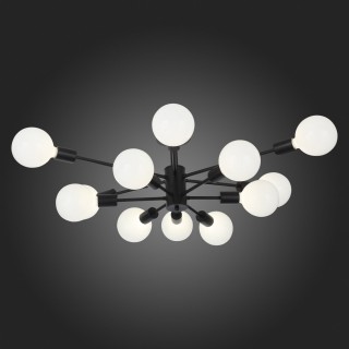 SL419.402.12 Люстра потолочная Черный E27 12*60W ANO-foto6