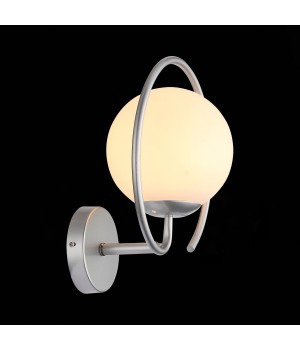 SL418.101.01 Бра Серебристый/Белый E27 1*60W GALIO-foto6