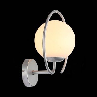 SL418.101.01 Бра Серебристый/Белый E27 1*60W GALIO-foto6