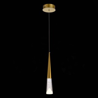 SL6111.203.01 Люстра подвесная ST-Luce Золотистый/Прозрачный LED 1*3W 3000K SOLLEN-foto4