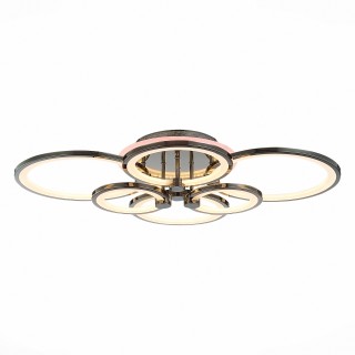 SLE200382-06RGB Светильник потолочный Темный хром/Белый LED 1*168W RGB 8W 3000-6000K LETO-foto2