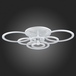 SLE200302-08 Светильник потолочный Белый/Белый LED 1*256W 3000-6000K LETO-foto5