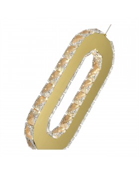 SL6506.203.01 Светильник подвесной ST-Luce Золотистый/Золотистый, Прозрачный LED 1*9W 3000K ALLUNGO-foto3