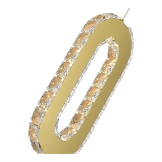 SL6506.203.01 Светильник подвесной ST-Luce Золотистый/Золотистый, Прозрачный LED 1*9W 3000K ALLUNGO-foto3