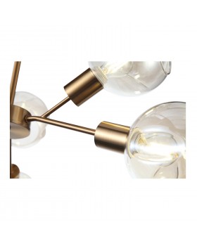 SLE155302-06 Люстра потолочная Античная медь/Янтарный E14 6*60W GENTORE-foto13