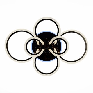 SLE500582-06RGB Светильник потолочный Темный хром/Белый LED 1*132W RGB 8W 3000-6000K CERINA-foto5