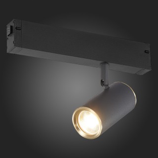 ST504.436.01 Св-к трек. Черный GU10 1*50W  IP20 L104xW54xH111 180-240V Без ламп SKYLINE 220-foto3