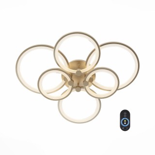 SL867.202.06 Люстра потолочная ST-Luce Золотистый/Белый LED 1*85W 3000K-6000K TWIDDLE DIMMER-foto15