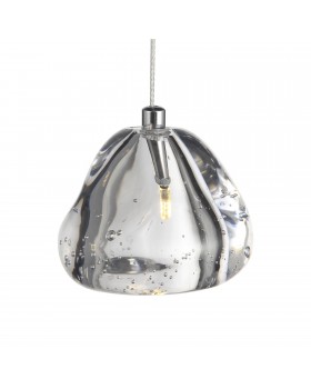 SL6017.101.01 Светильник подвесной ST-Luce Хром/Прозрачный с пузырьками воздуха LED 1*3W 3000K WATERFALL-foto3