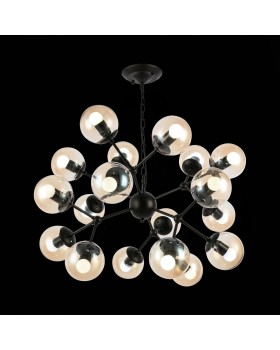 SLE154913-18 Светильник подвесной Черный/Янтарный E14 18*60W LACOTTA-foto4