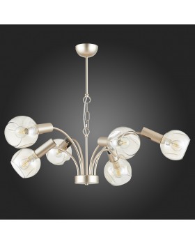 SLE104203-06 Люстра подвесная Шампань/Коньячный E14 6*40W BALCHINO-foto5