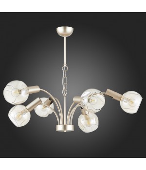 SLE104203-06 Люстра подвесная Шампань/Коньячный E14 6*40W BALCHINO-foto5