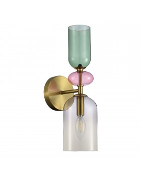 SL2000.201.01 Бра ST-Luce Золотистый/Дымчатый E14 1*40W GEA-foto2