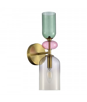 SL2000.201.01 Бра ST-Luce Золотистый/Дымчатый E14 1*40W GEA-foto2