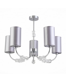 SLE156002-05 Люстра потолочная Хром/Серый E14 5*40W EMMI-foto2