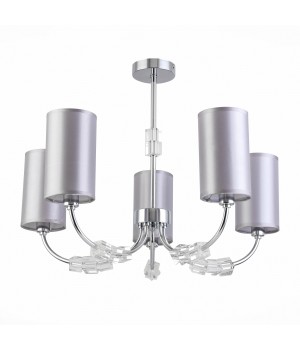 SLE156002-05 Люстра потолочная Хром/Серый E14 5*40W EMMI-foto2
