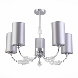 SLE156002-05 Люстра потолочная Хром/Серый E14 5*40W EMMI-foto2