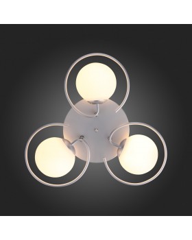 SL418.102.03 Люстра потолочная Серебристый/Белый E27 3*60W GALIO-foto8