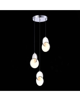SL6107.103.03 Светильник подвесной ST-Luce Хром/Белый Хром LED 3*12W 3000K Eclisse-foto4