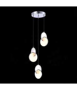 SL6107.103.03 Светильник подвесной ST-Luce Хром/Белый Хром LED 3*12W 3000K Eclisse-foto4