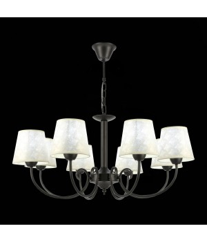 SLE120303-08 Светильник подвесной Темно-серый/Бежевый E14 8*40W RIMENTO-foto4