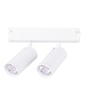 ST660.586.20 Св-к трек. Белый LED 2*10W 2700K-6000K 1 065Lm Ra>90 36° IP20 D50xH41 220V SKYLINE 220-foto3