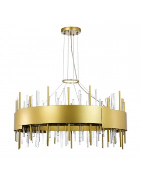 SL1633.203.16 Люстра подвесная ST-Luce Матовое золото/Матовое золото,Прозрачный E14 16*40W OLVERA-foto2