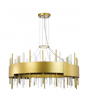 SL1633.203.16 Люстра подвесная ST-Luce Матовое золото/Матовое золото,Прозрачный E14 16*40W OLVERA-foto2