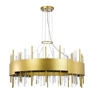 SL1633.203.16 Люстра подвесная ST-Luce Матовое золото/Матовое золото,Прозрачный E14 16*40W OLVERA-foto2