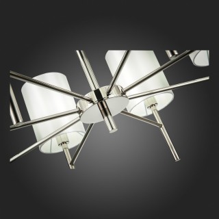 SLE107303-08 Светильник подвесной Никель/Белый E14 8*40W NOIA-foto9