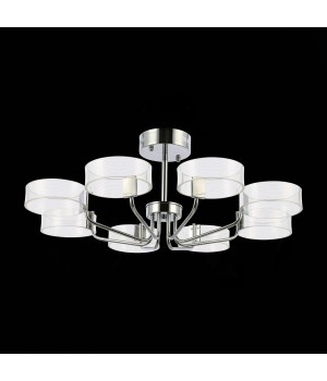 SLE283102-08 Люстра потолочная Хром/Белый LED 8*8W 3000K SOLLA-foto5