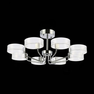 SLE283102-08 Люстра потолочная Хром/Белый LED 8*8W 3000K SOLLA-foto5