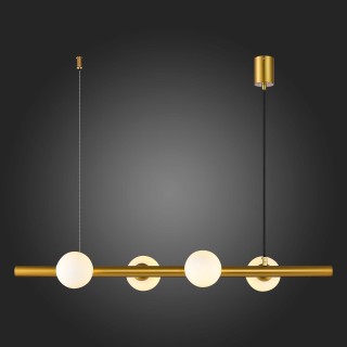 SL1185.203.04 Подвес ST-Luce Золотистый/Белый G9 4*5W ASOLO-foto5