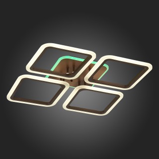 SLE200472-04RGB Светильник потолочный Кофейный/Белый LED 1*112W RGB 8W 3000-6000K QUTRO-foto7