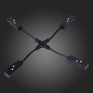 ST006.469.00 Ввод питания X-образный для магнитного шинопровода ST-Luce Черный SKYLINE 48-foto3