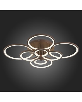 SLE200372-08 Светильник потолочный Кофейный/Белый LED 1*256W 3000-6000K LETO-foto8