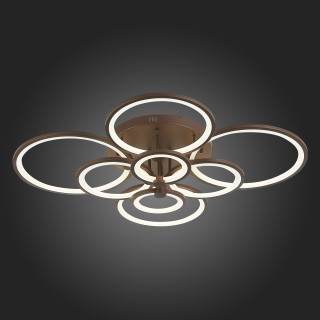 SLE200372-08 Светильник потолочный Кофейный/Белый LED 1*256W 3000-6000K LETO-foto8