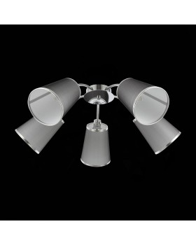 SLE103002-05 Люстра потолочная Хром/Черный E14 5*40W MALEONTE-foto4