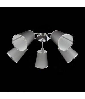 SLE103002-05 Люстра потолочная Хром/Черный E14 5*40W MALEONTE-foto4