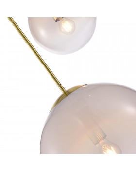 SL1190.203.03 Светильник подвесной ST-Luce Золотистый/Прозрачно-белый E27 3*60W CASSIUS-foto3