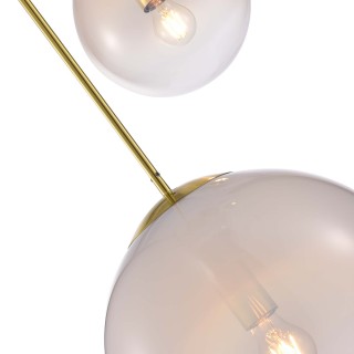 SL1190.203.03 Светильник подвесной ST-Luce Золотистый/Прозрачно-белый E27 3*60W CASSIUS-foto3