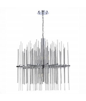 SL1628.103.08 Люстра подвесная ST-Luce Хром/Прозрачный, Хром E14 8*40W TERAMO-foto2