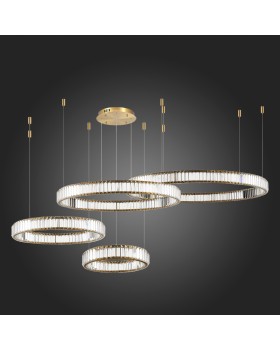 SL1622.303.04 Люстра подвесная ST-Luce Латунь/Прозрачный LED 1*190W 4000K TIVOLI-foto4